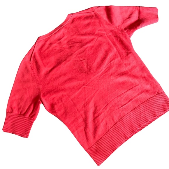 LOFT V-Neck Coral Cardigan - Picture 9 of 10
